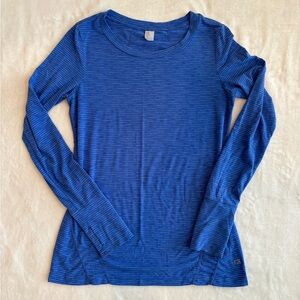 Blue GapFit fitted long sleeve top